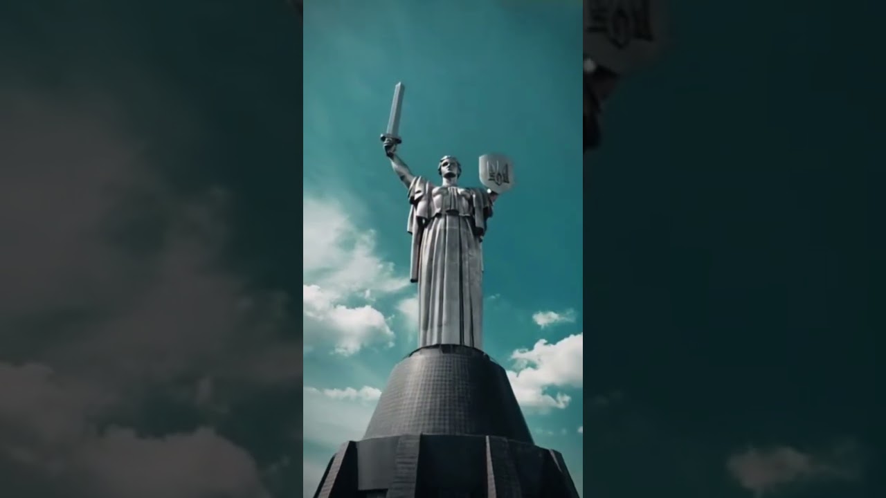 Kyiv's Motherland Monument Awakens 🇺🇦 A New Dawn Rises 🌅