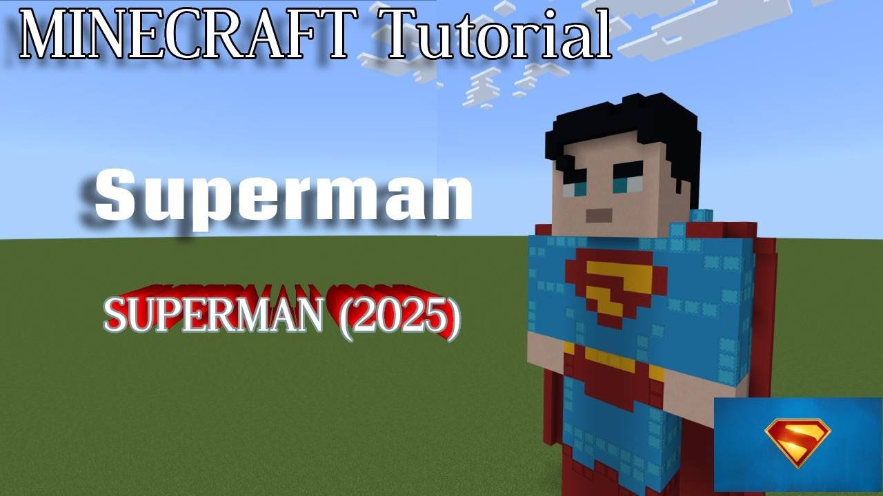 Minecraft Statue Tutorial: Superman - SUPERMAN (2025)