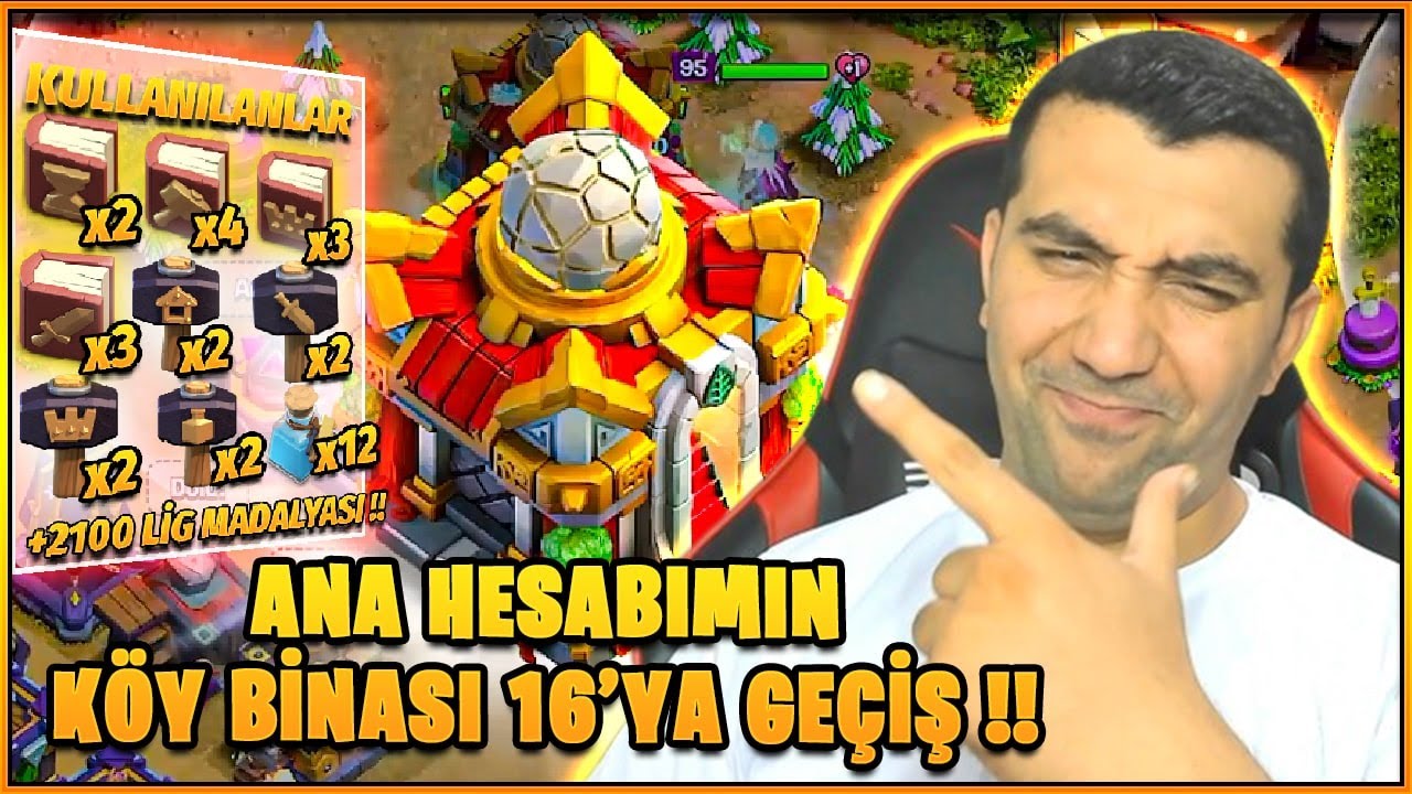 BELEDİYE BİNASI 16'YA GEÇİŞ !! İLK GÜNDEN BİTTİ Mİ ? 😱(Clash Of Clans)