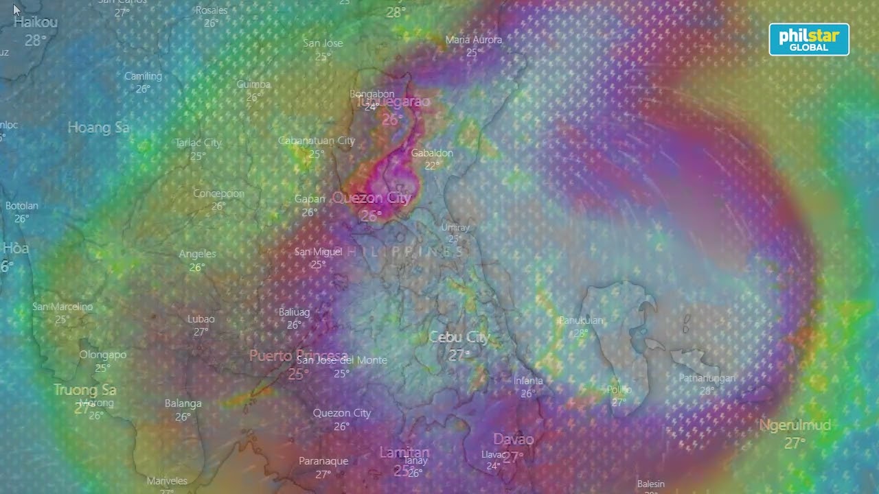 KARDING PH:  Bagyong Karding nagland fall sa probinsya ng Aurora