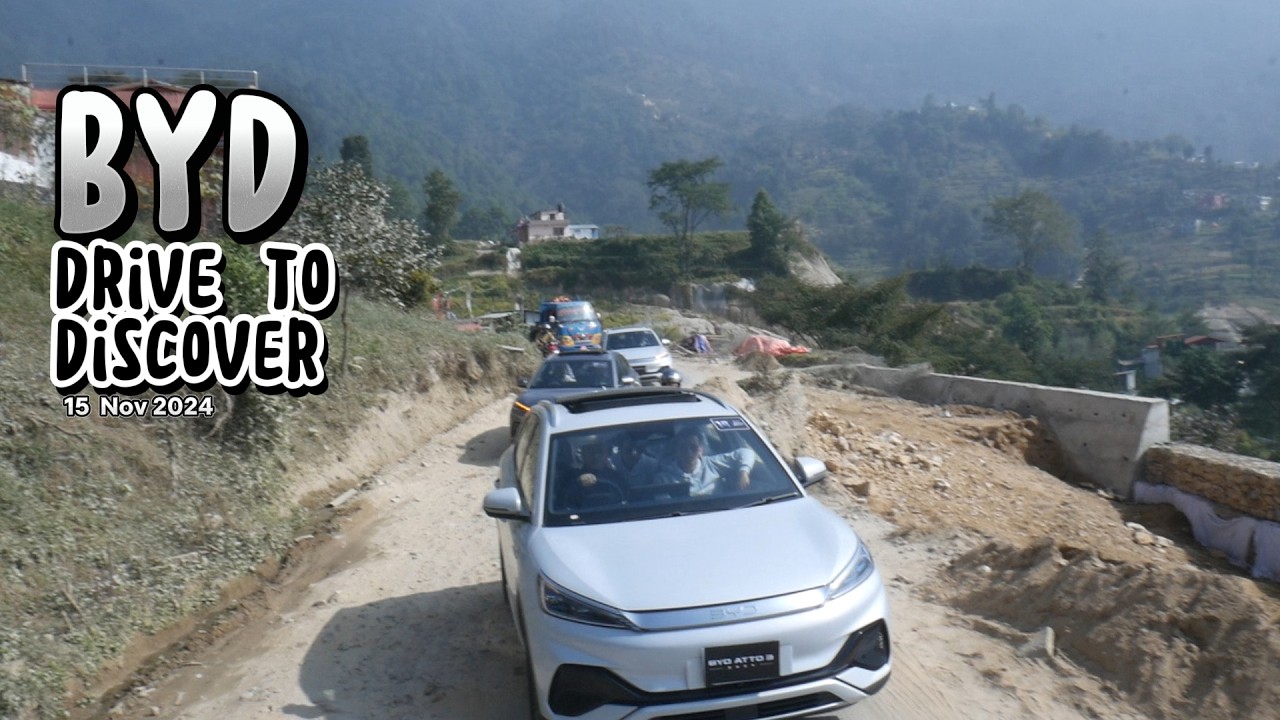 New BYD Atto 3 (2024) off-roading rally. Drive to Discover | Kathmandu to Shivapuri