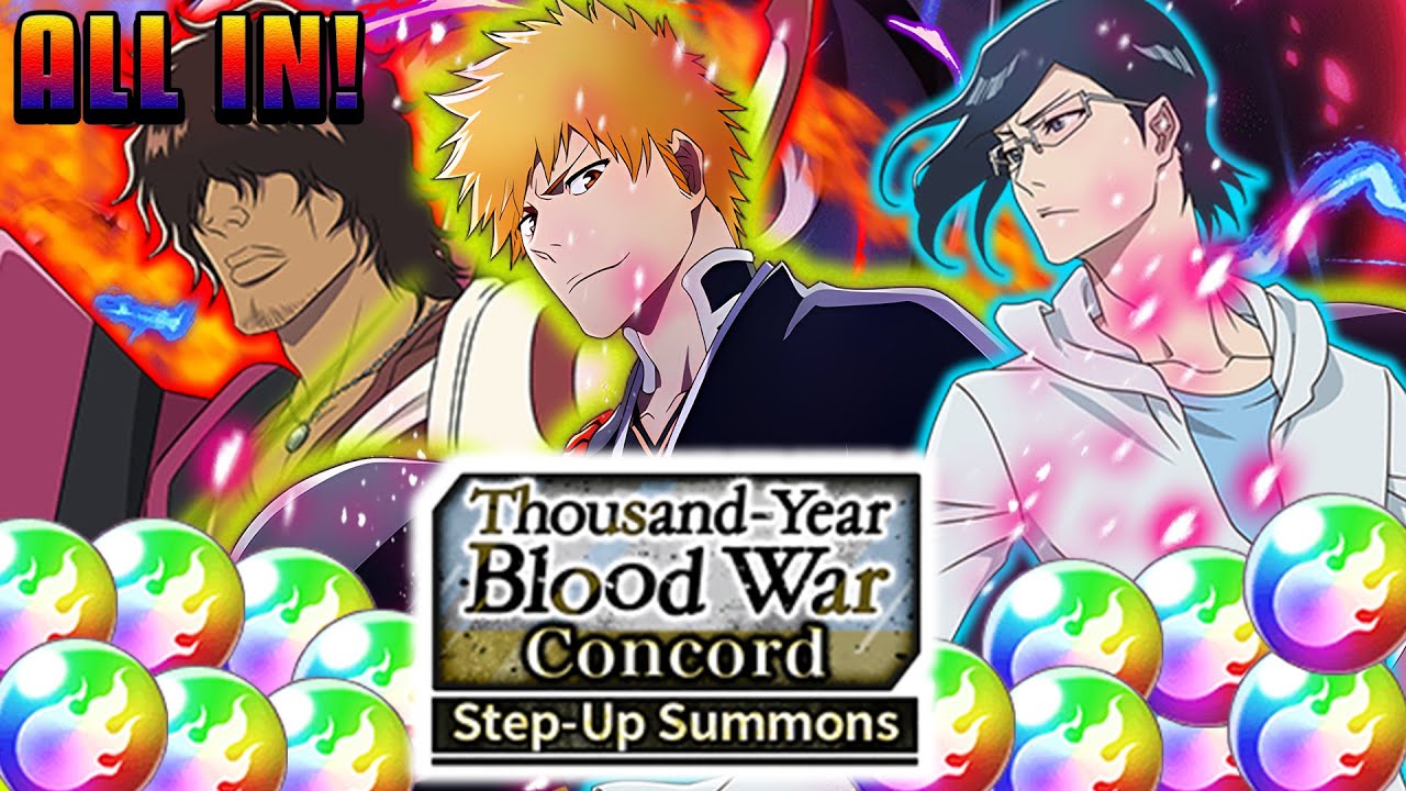 ALL IN! 5K+ Orb Summons for TYBW Round 16 Ichigo, Chad & Uryu! Bleach Brave Souls