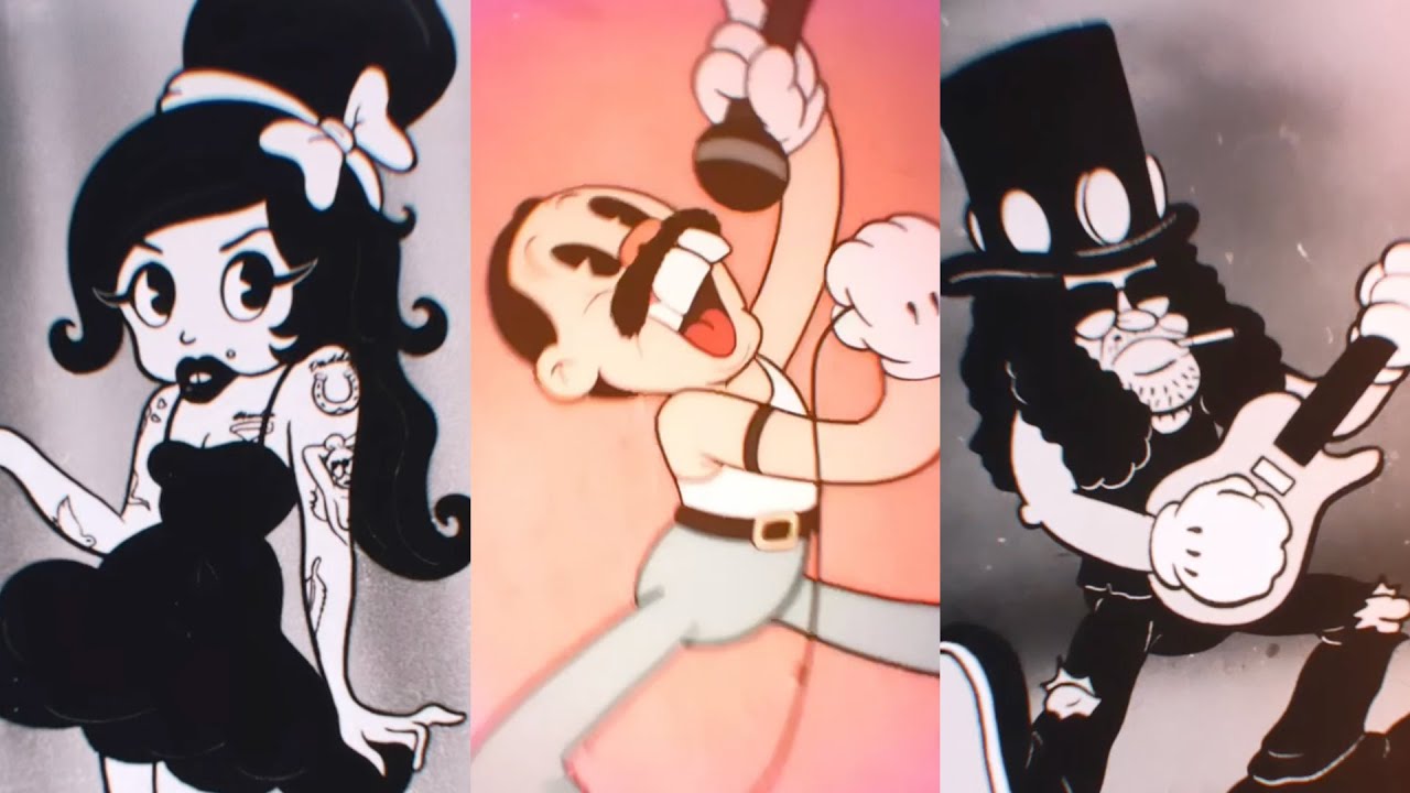 Rock Stars as Cuphead Bosses