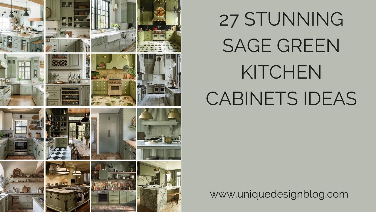 27 Stunning Sage Green Kitchen Cabinets ideas that you need to see
