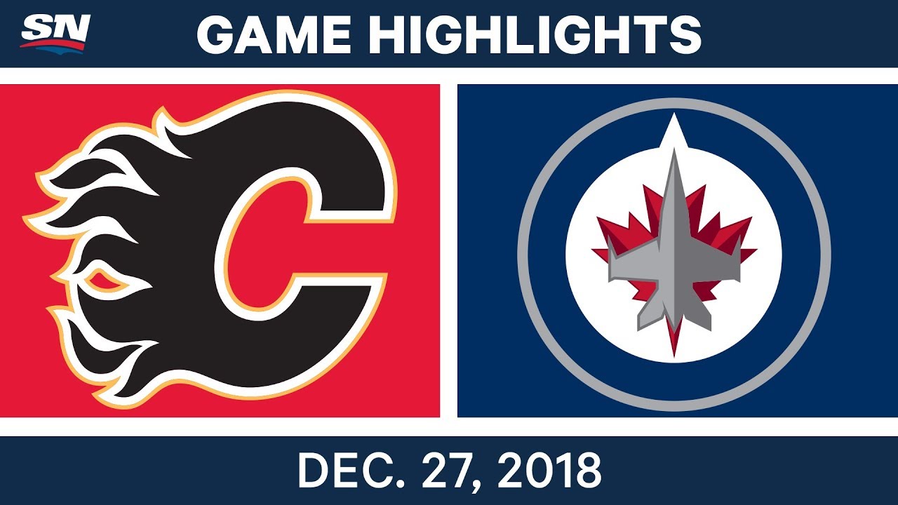 NHL Highlights | Flames vs. Jets - Dec 27, 2018