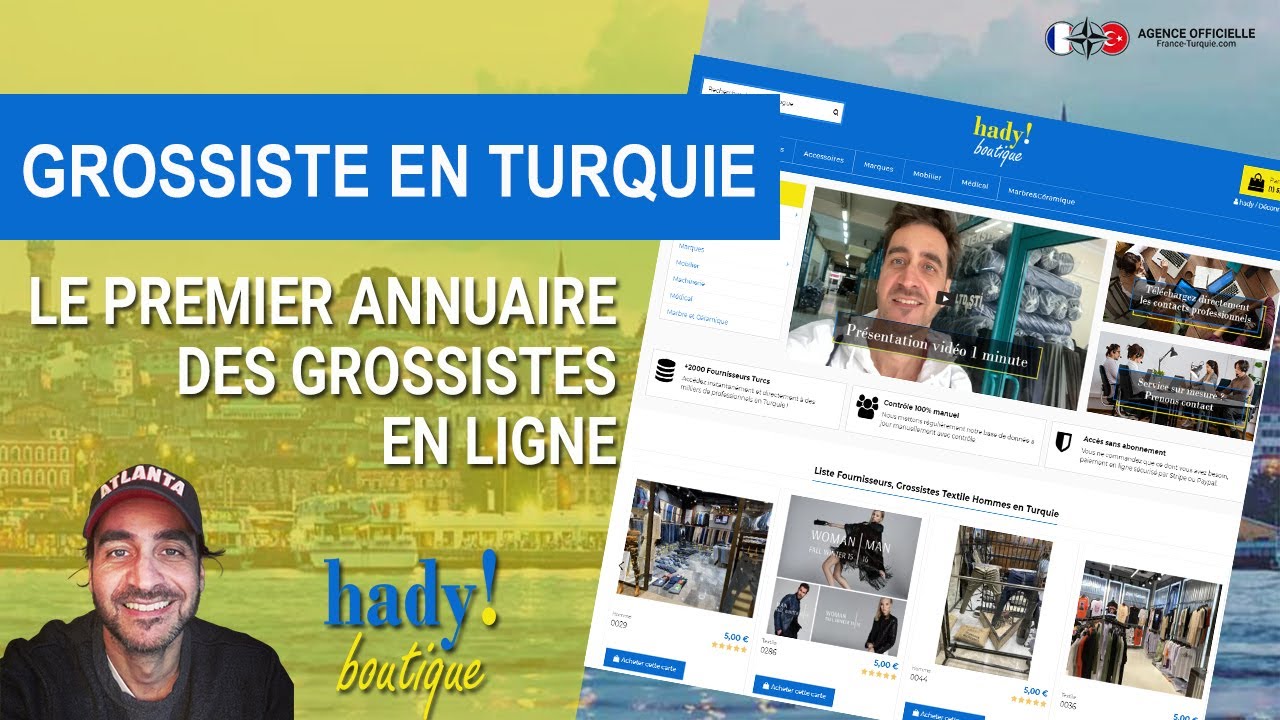 Le premier annuaire de Grossistes en ligne en Turquie 2021