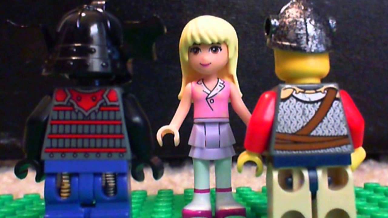 Samson Bible Story in Legos