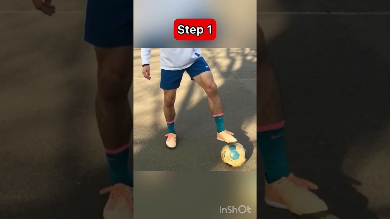 Learn Ground Moves (The Penguin 1) - Riyad Mahrez Skill - Tutorial #shorts #footballskills #football