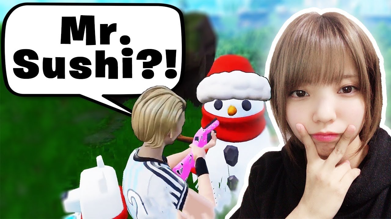 [Fortnite]Japanese Girl Gets Stream Sniped! Victory Royale w/ Sarako of 4Raif
