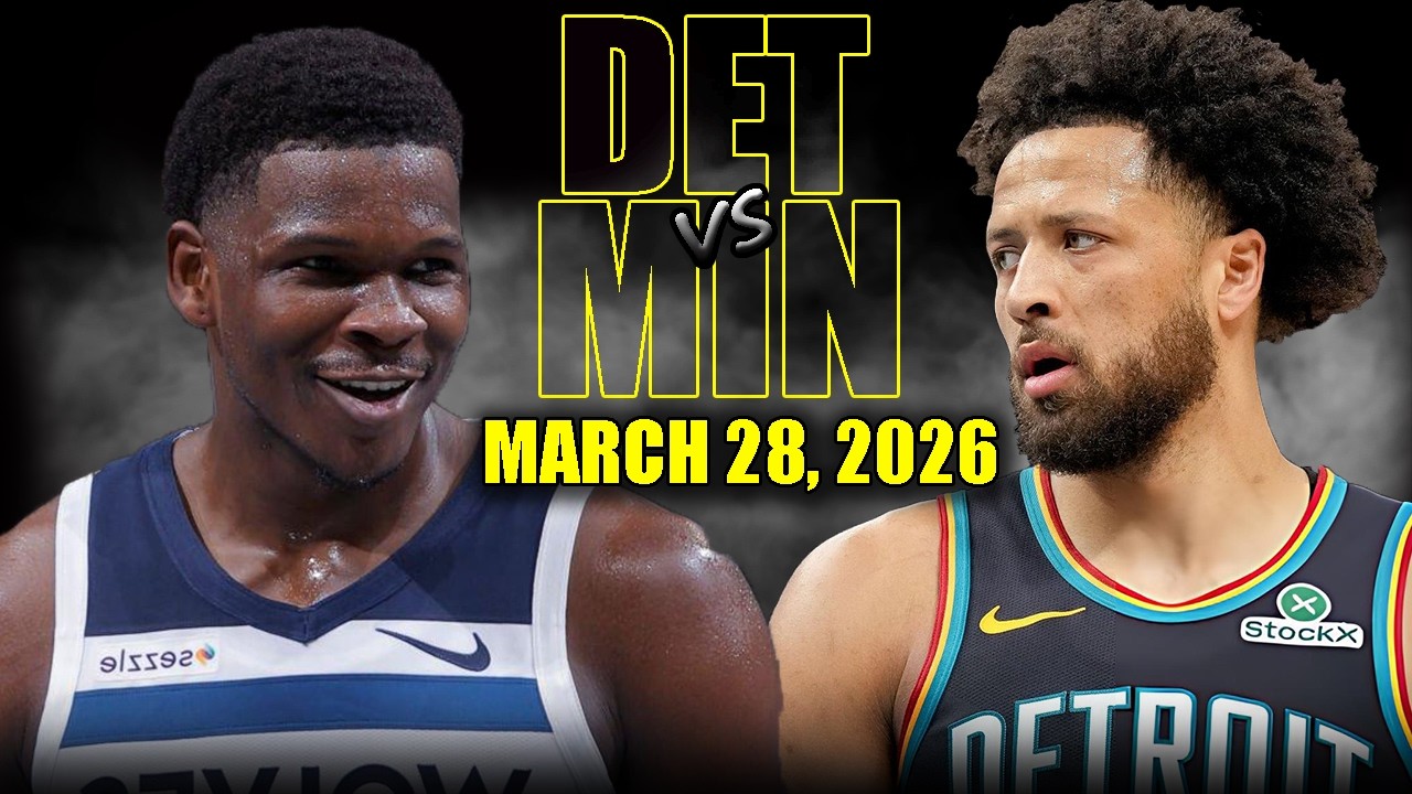 Minnesota Timberwolves vs Detroit Pistons Full Game Highlights &ndash; March 28, 2026 | NBA Season