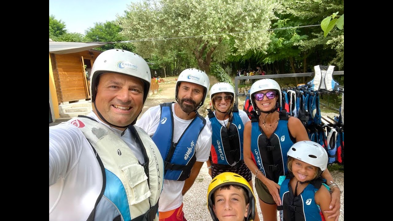 Soft rafting sul fiume Gari con Adventureland Park Cassino