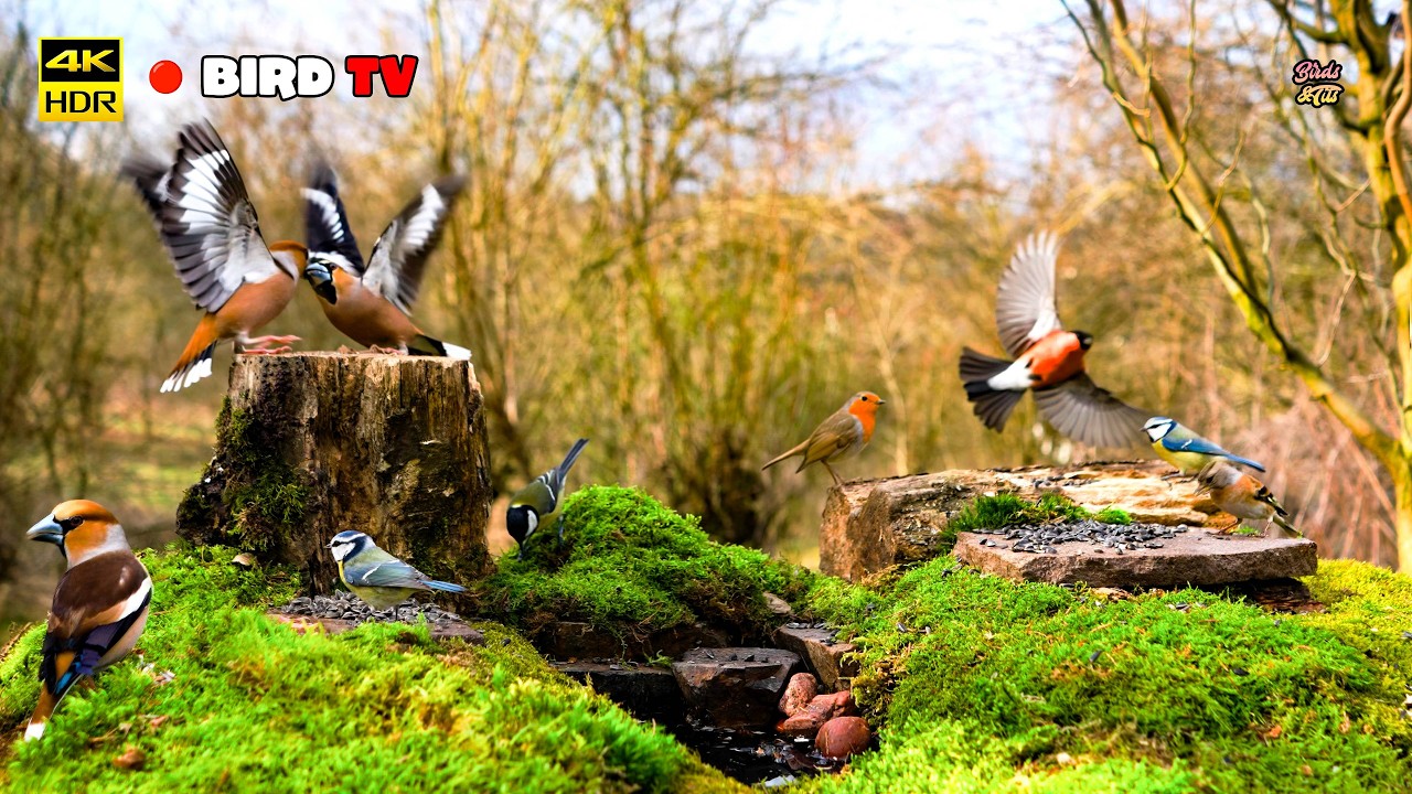 Wild Birds in Crazy weather:  Sunny & Stormy incl. Golden hour Sunset #cattv  @Birdwatch007