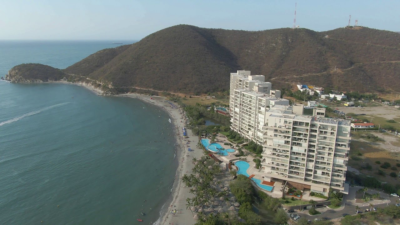 Volando en Drone, Mavic 2 Zoom 4K-Playas Bello Horizonte y Pozos Colorados ,Santa Marta ,Colombia