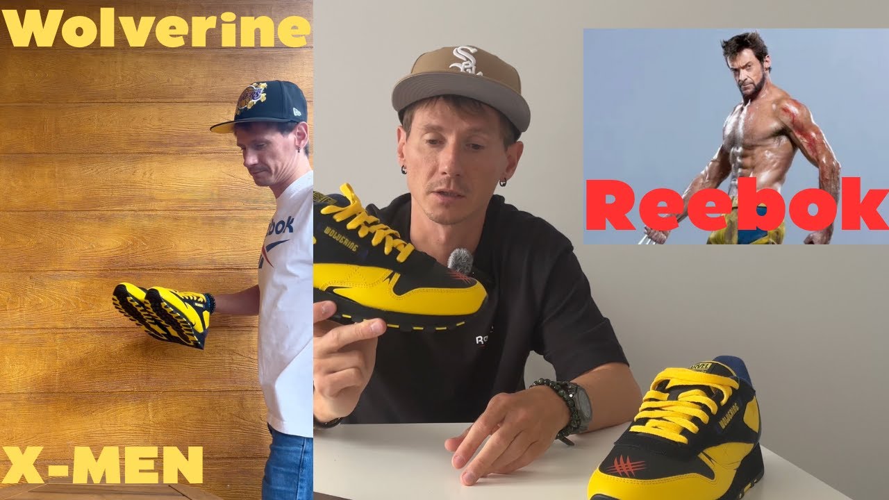 Обзор на яркие Росомахи или взрослые кроссовки Reebok Classic Leather Marvel X-Men Wolverine