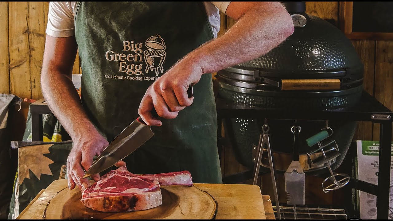 Caveman Steak Big Green Egg