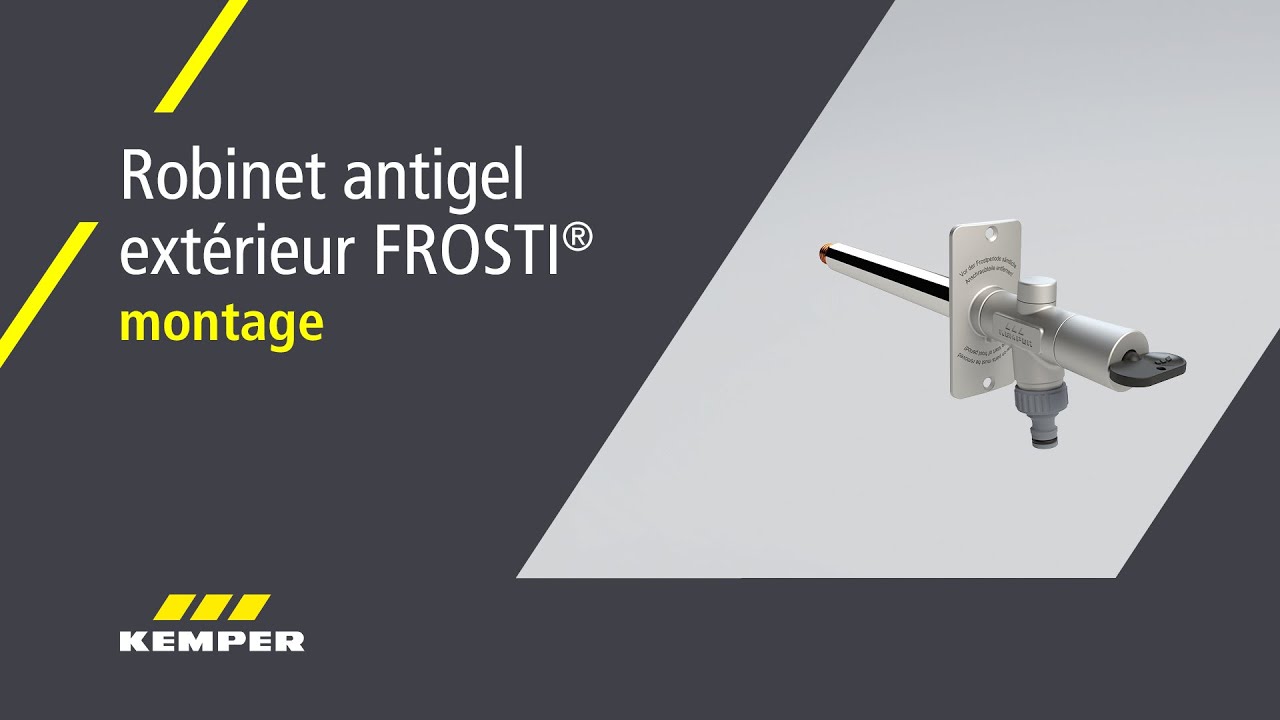 FROSTI&reg; NOUVEAU robinet antigel ext&eacute;rieur : montage (fran&ccedil;ais)