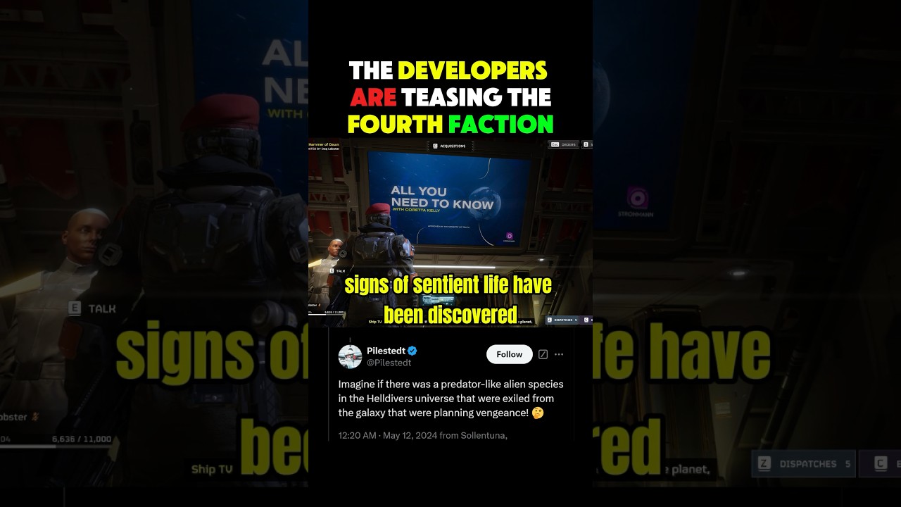 THE DEVELOPERS ARE TEASING THE FOURTH FACTION - Helldivers 2
