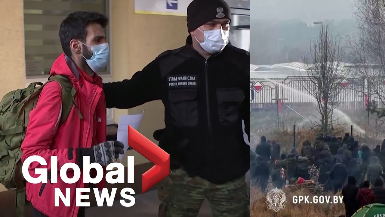 Polish guards remove two migrants from hospital, use water cannons in standoff on border