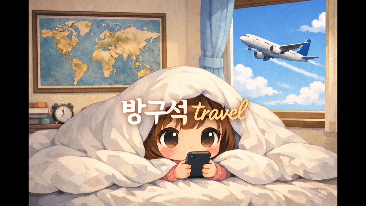 [Music] 방구석 travel ♪