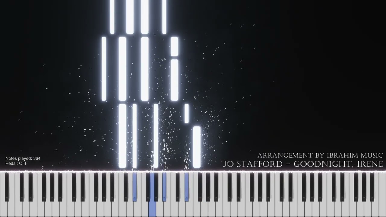 Jo Stafford - Goodnight, Irene - Piano Synthesia