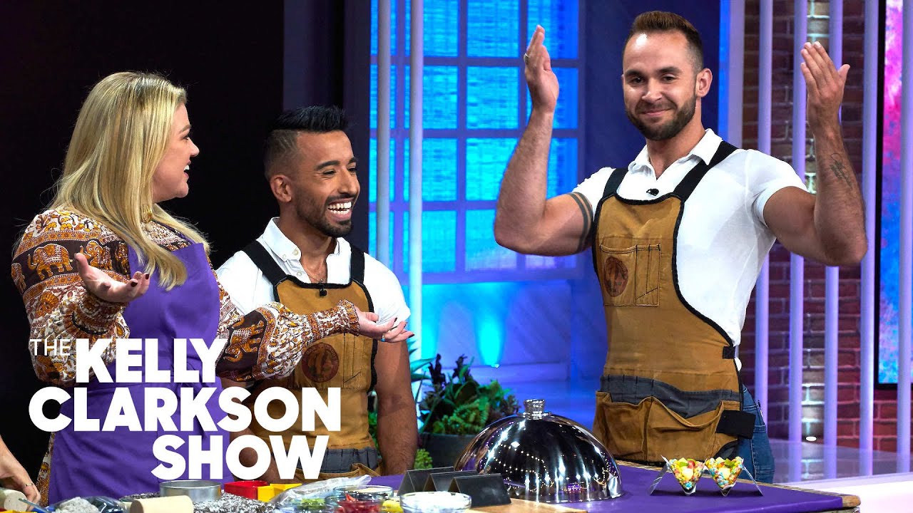 Gabriel Iglesias, D'Arcy Carden And Kelly Clarkson Learn How To Make Dessert Tacos