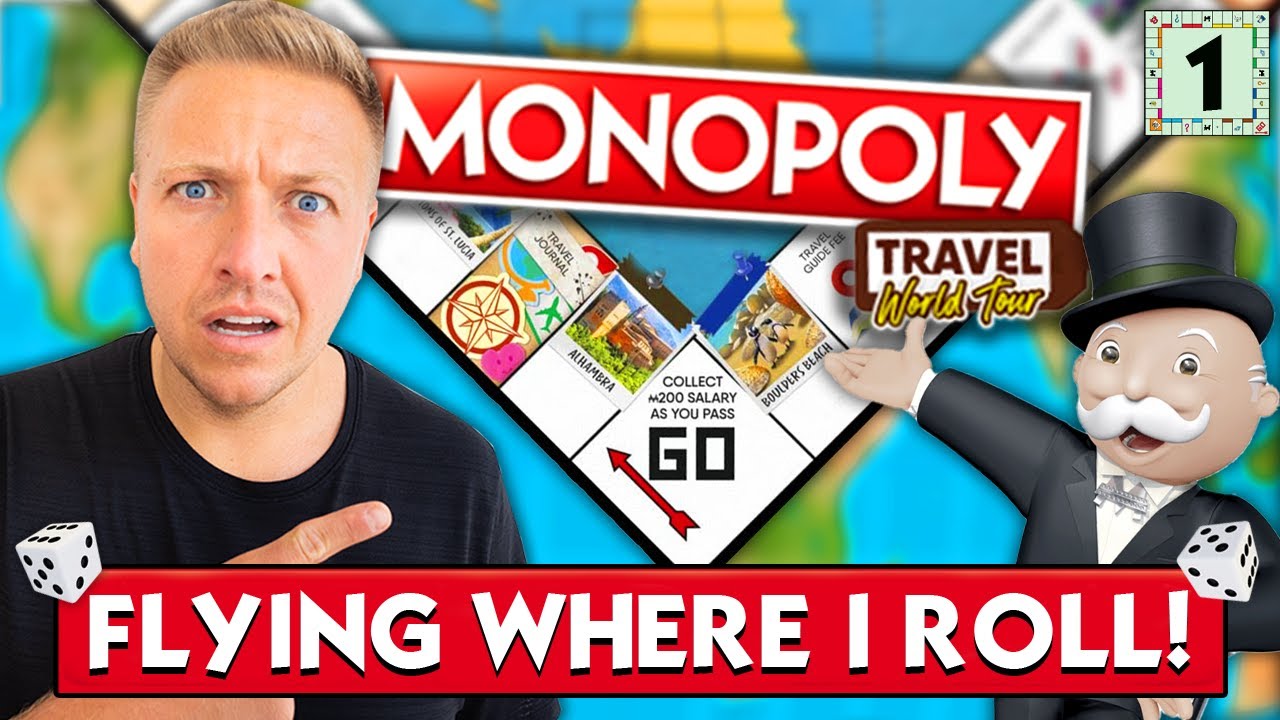 I Played Monopoly Travel Edition In Real Life - Episode 1