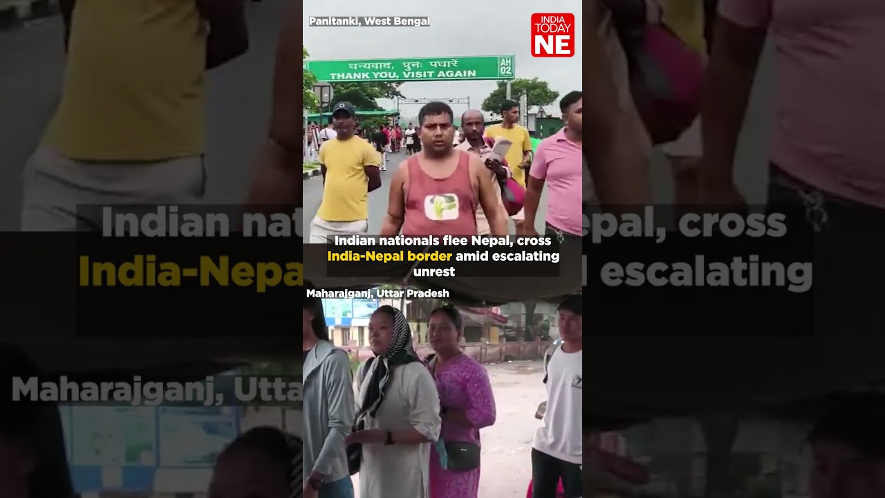 Indian nationals flee Nepal, cross India-Nepal border amid escalating unrest