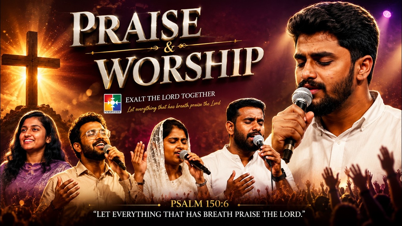 Praise and worship | Christian Devotional Song | Br. Sharun & Powervision Choir | Sabhayogam