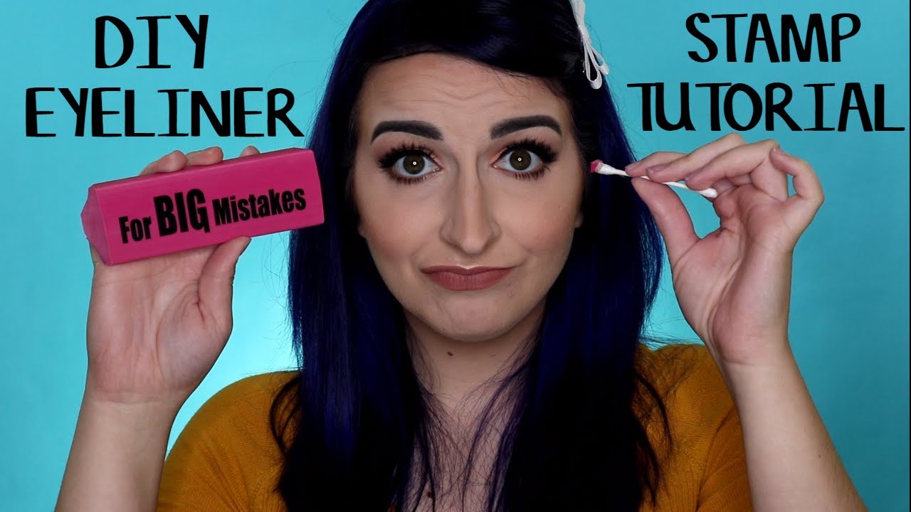 DIY Winged Eyeliner Stamp Tutorial & Review | Kirby Rose