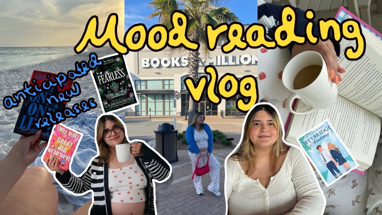 Mood reading Vlog 📖💛