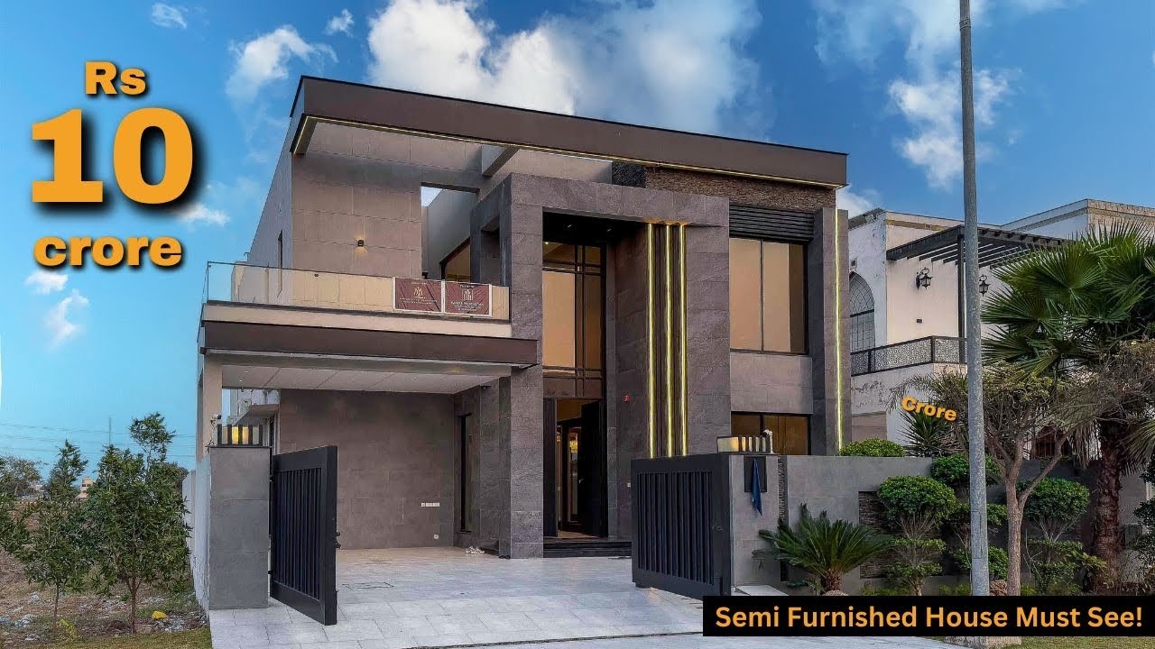 1 Kanal Ultra-Luxury Modern House of DHA Lahore For Sale | House with Basement