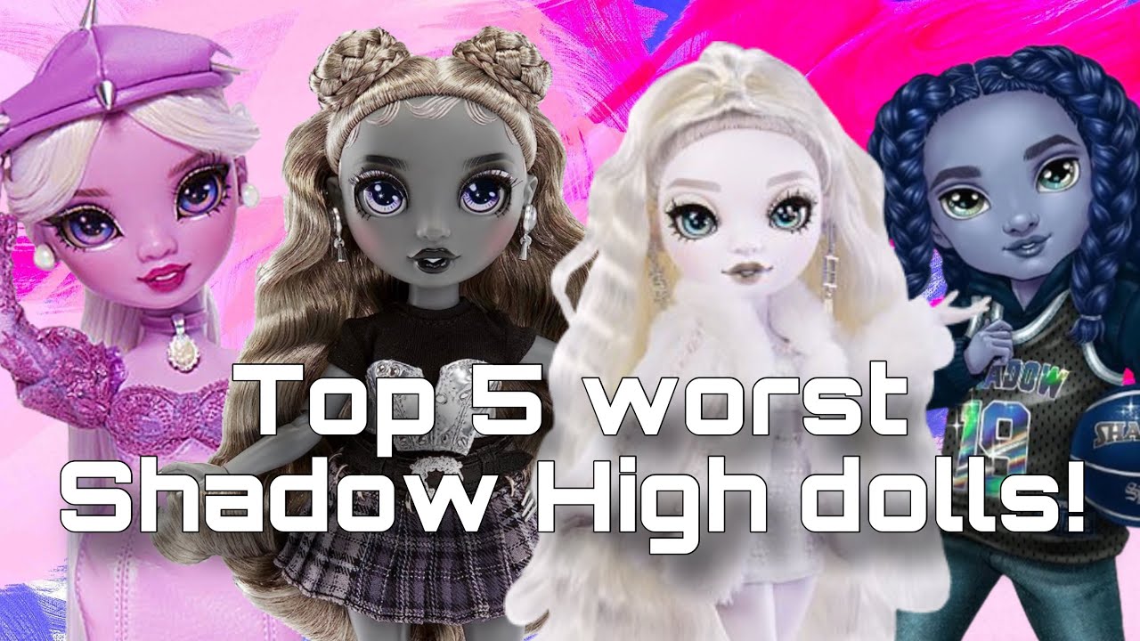 LIZZIE’S TOP 5 LEAST FAVORITE SHADOW HIGH DOLLS (as of November 2023] | tier lists with Lizzie
