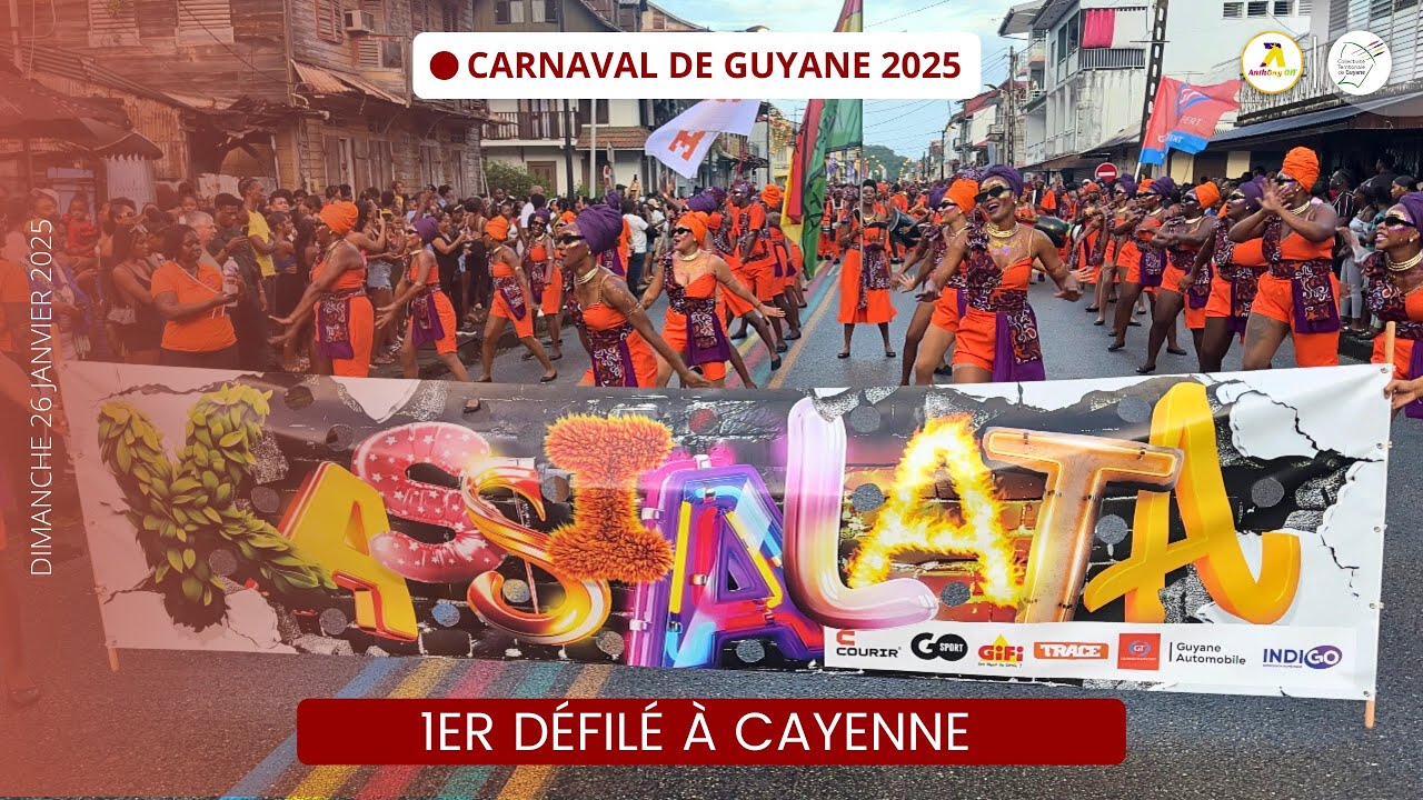 CARNAVAL DE GUYANE 2025 - KASSIALATA BOULÉ SA - 1ER DÉFILÉ À CAYENNE - BY ANTHONY OFFICIEL