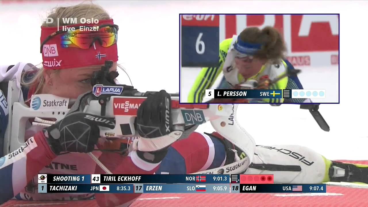 Linn Persson 15 km Individual IBU World Championships Oslo 2016