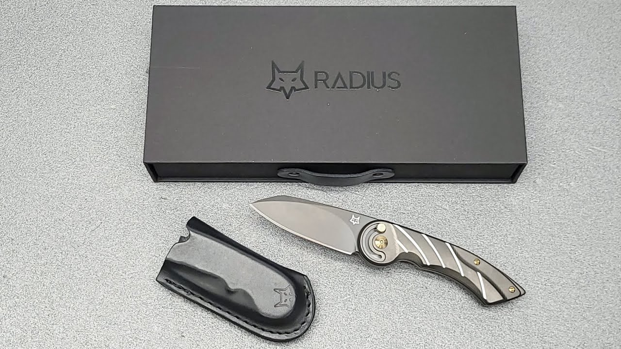 Fox Knives Radius  PVD Black Titanium (3