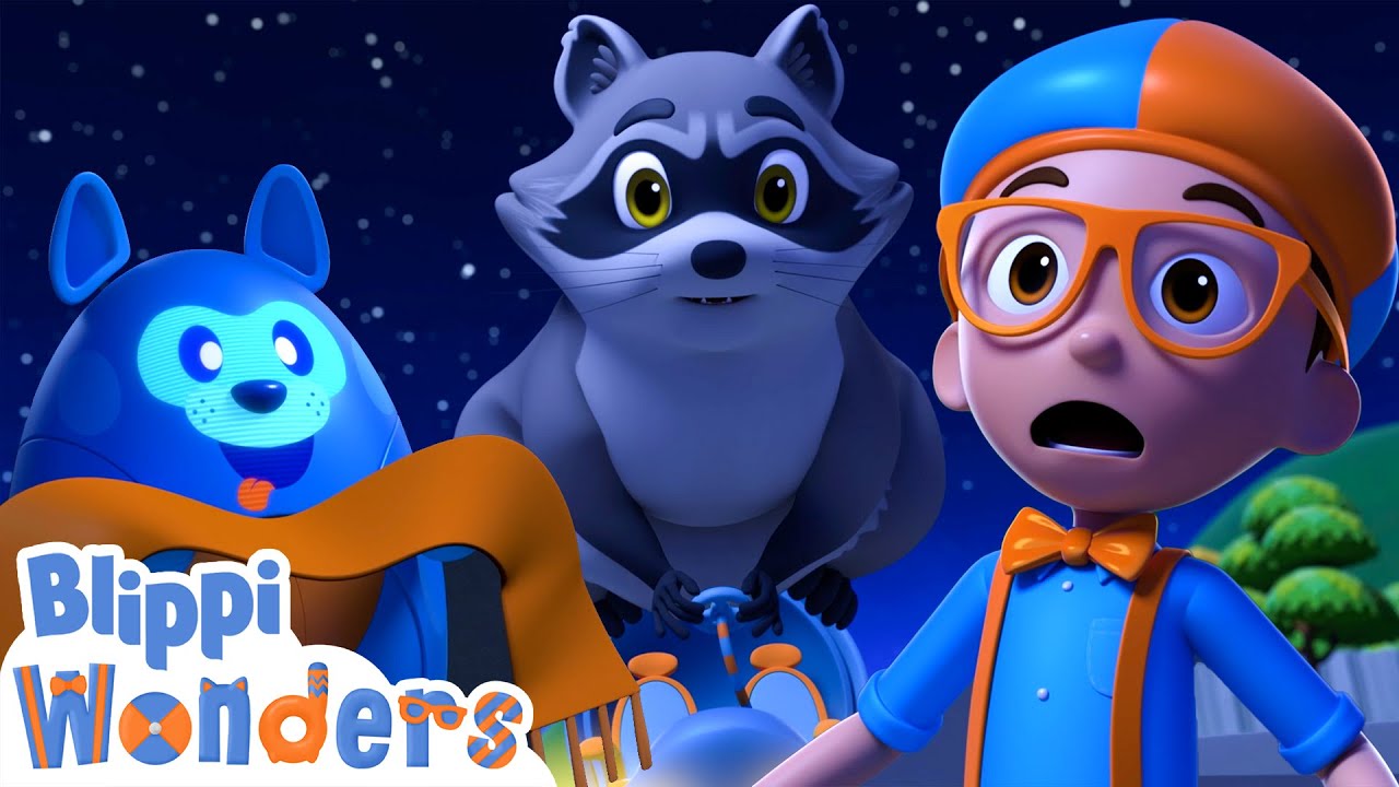 Blippi Learns About Night Time Animals! - Blippi Wonders | Educational Cartoons for Kids
