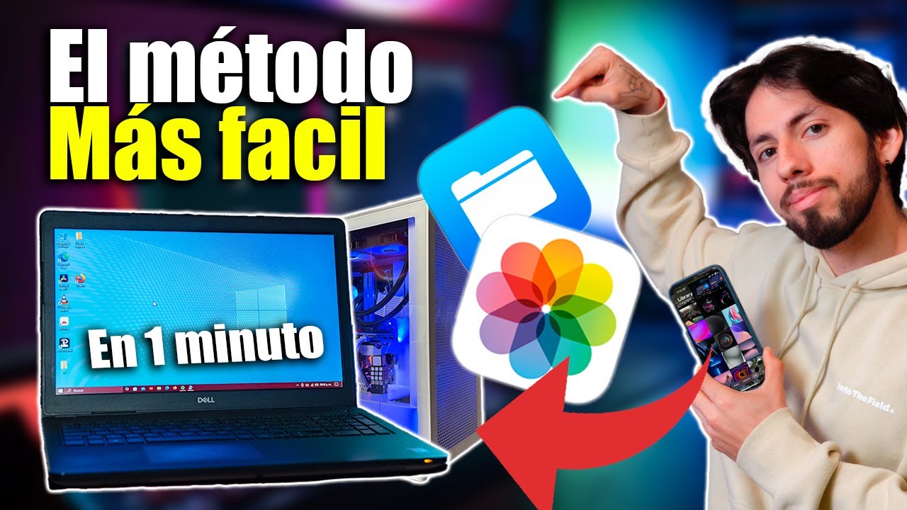 Pasar fotos y archivos de iphone a windows más rapido | 3 metodos! 😎