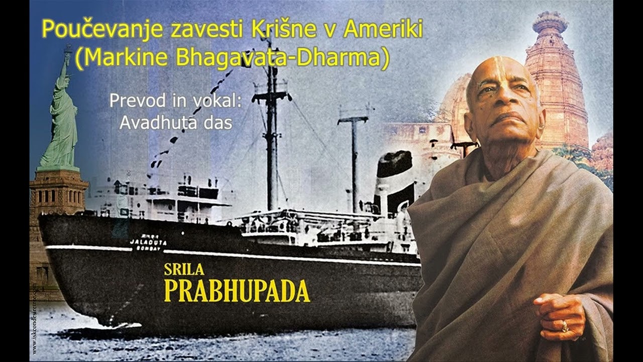 Poučevanje zavesti Krišne v Ameriki (Markine Bhagavata-Dharma)