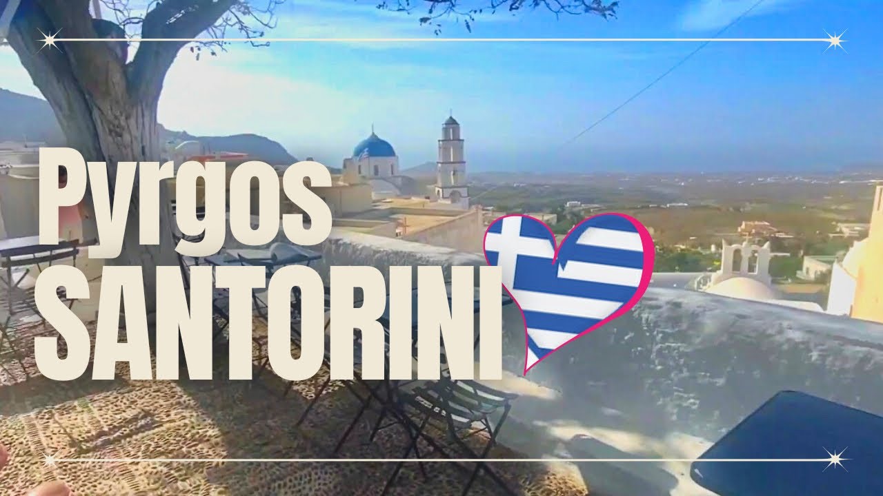 PYRGOS village - SANTORINI island (Greece). Villaggio di #Pyrgos, isola di #santorini #grecia