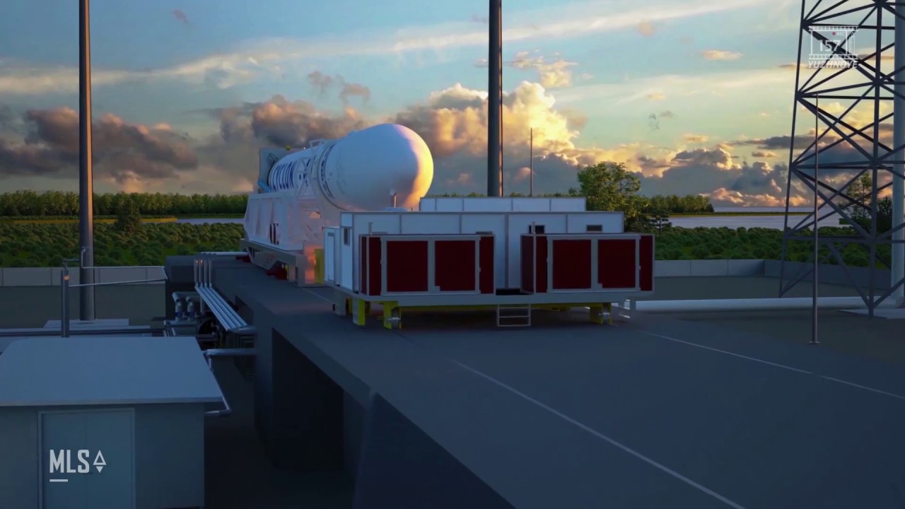 Maritime Launch Services Spaceport Animation