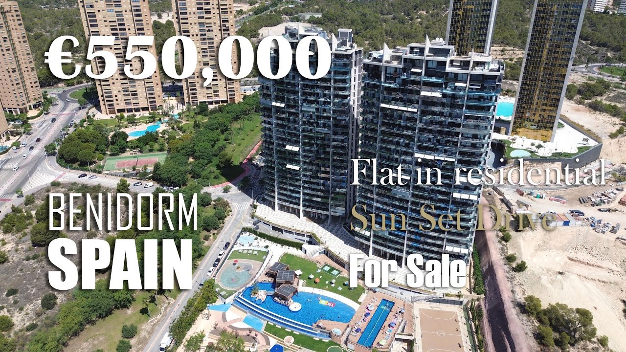 Flat in residential Sunset Drive for sale, Poniente beach, Benidorm, Spain | Apartment in Benidorm