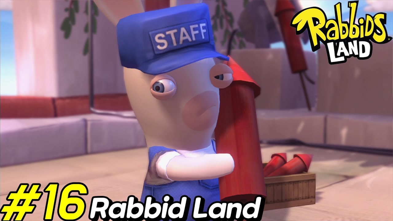 [Wii U] Rabbids Land (2012) - Play movies 016 - Board Game  | AlexGamingTV
