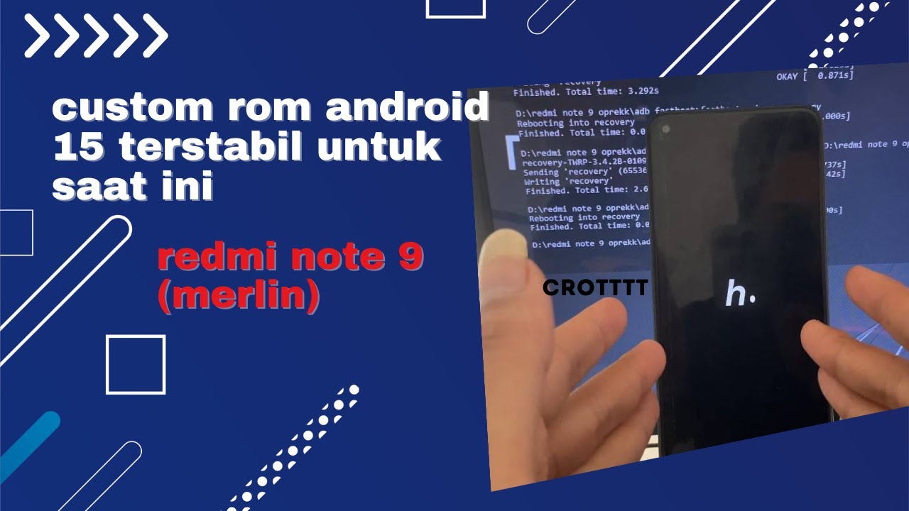 custom rom android 15 terstabil untuk redmi note 9 (merlin) saat ini