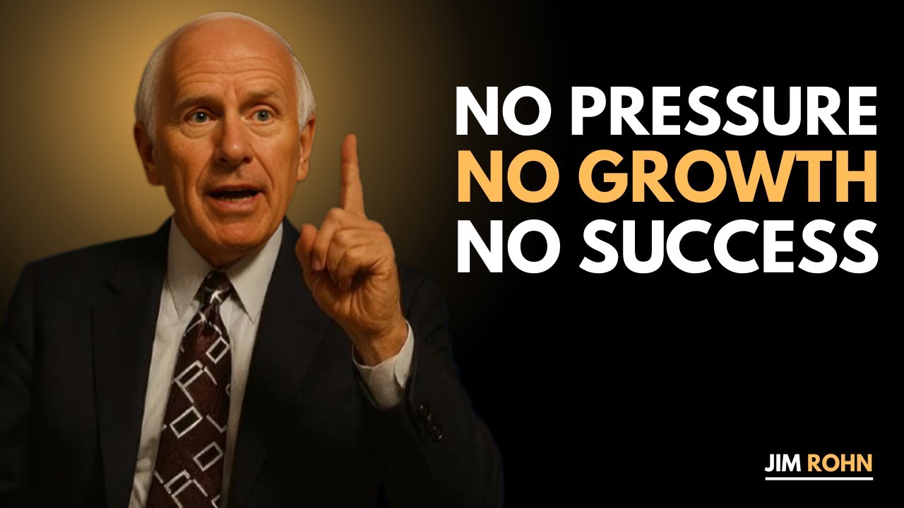 NO PRESSURE NO GROWTH NO SUCCESS '' | JIM ROHN Motivational Speech