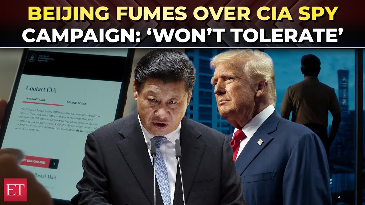 'Naked political provocation': Beijing slams CIA&rsquo;s campaign to recruit Chinese spies to help US
