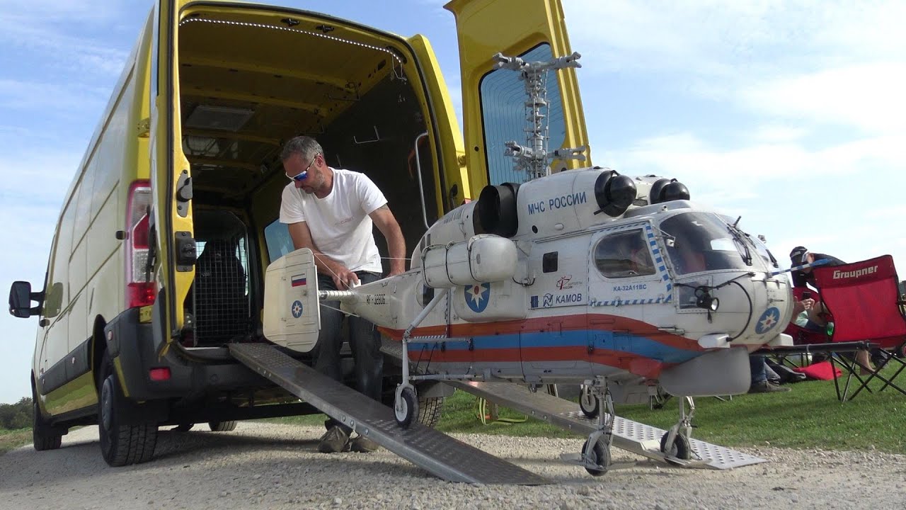RC KAMOV KA-32A SCALE HELICOPTER RUSSIA FIRE FIGHTER MODEL WITH HIGH DETAILED ADDONS
