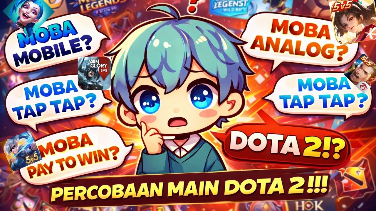 POV : PLAYER MOBA ANALOG NYOBAIN MAEN DOTA2!!