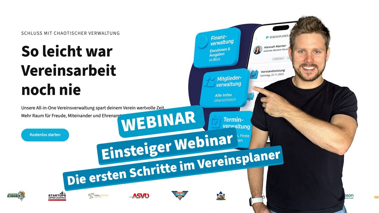 Einsteiger Webinar zum Vereinsplaner | März 2026