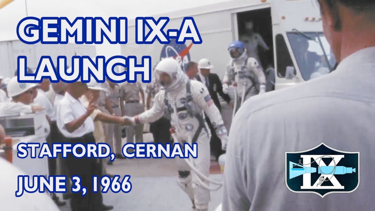GEMINI 9A - Launch - Stafford, Cernan - Titan II (1966/06/03) Stereo Audio, Orbiter Simulator