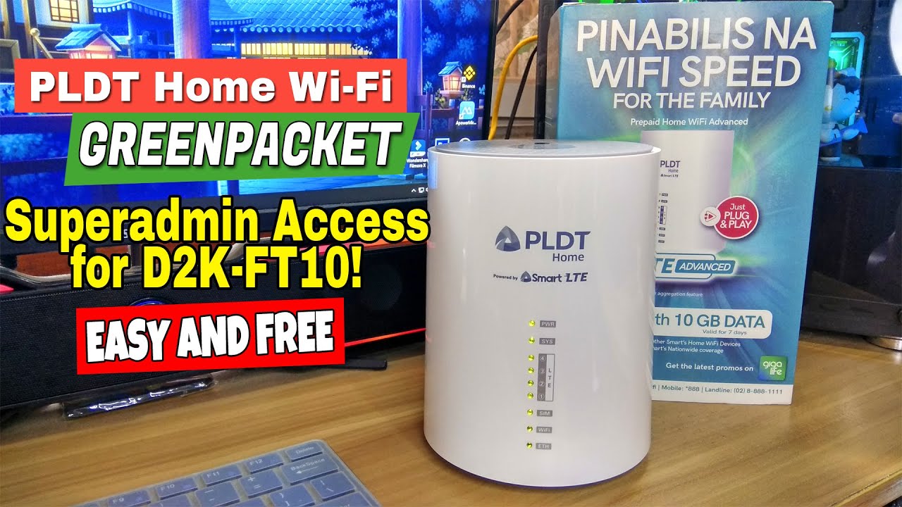 PLDT GreenPacket D2K-FT10 Free Superadmin Access Full Tutorial | INKfinite